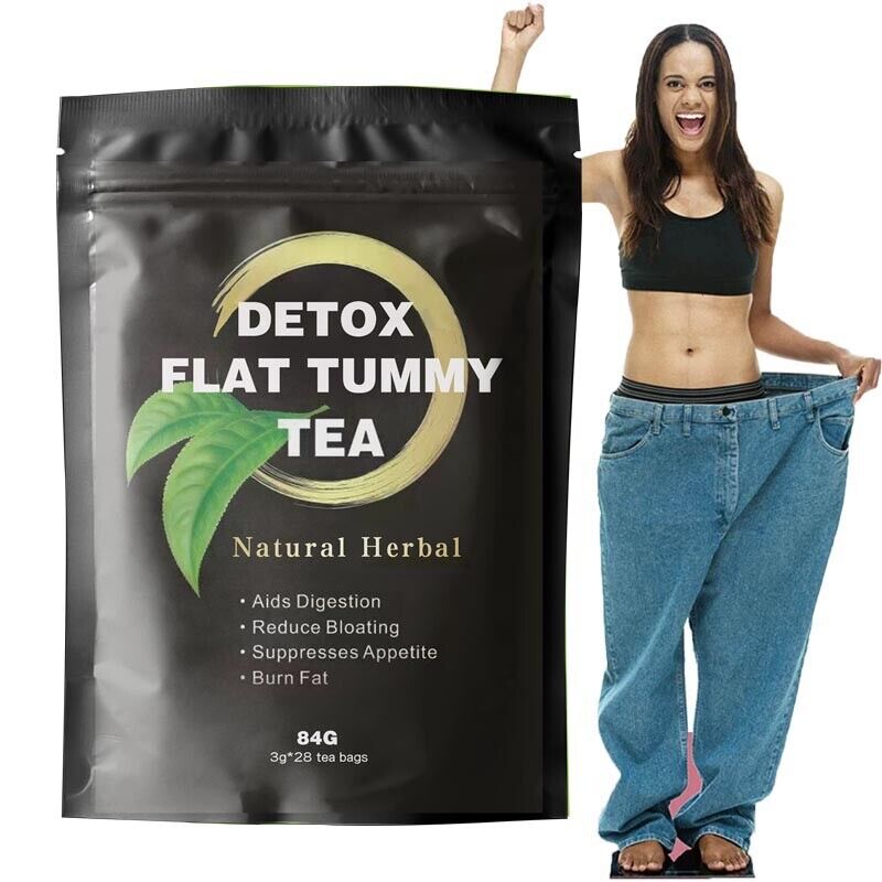 Detox Flat Tummy Tea |Herbal Tea for Detoxification, Bloating and Healthy Digestion 3g*28bags